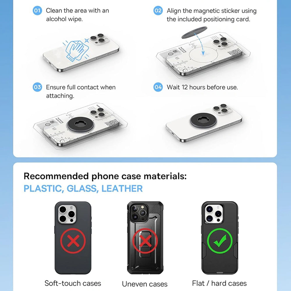 Baseus PrimeTrip VB1 -pyöräteline, Universal, Musta C0013D00