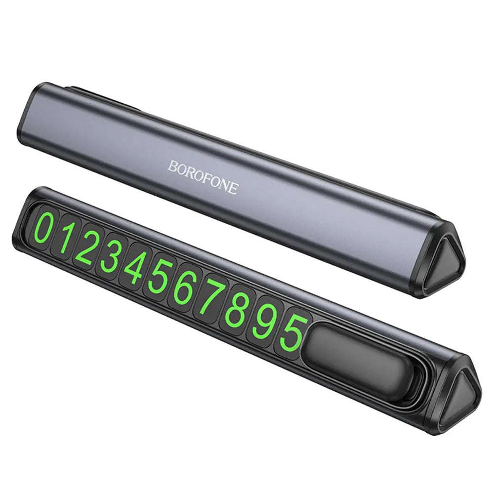 Autojen puhelinnumeroteline Borofone FC3 Ronny