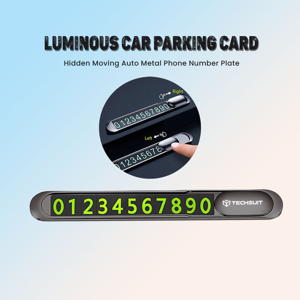 Auto Techsuit PNP1 Puhelinnumeron Teline
