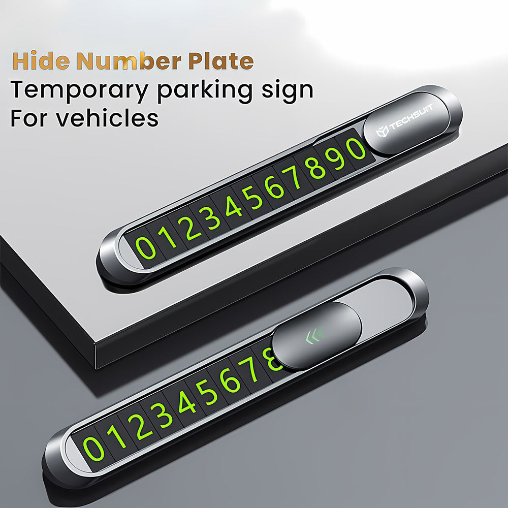 Auto Techsuit PNP1 Puhelinnumeron Teline