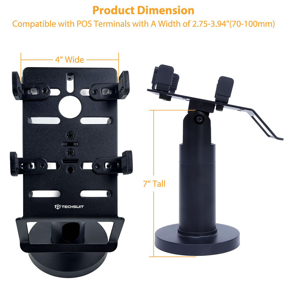 POS-tuki Techsuit PayNest POS1, Musta