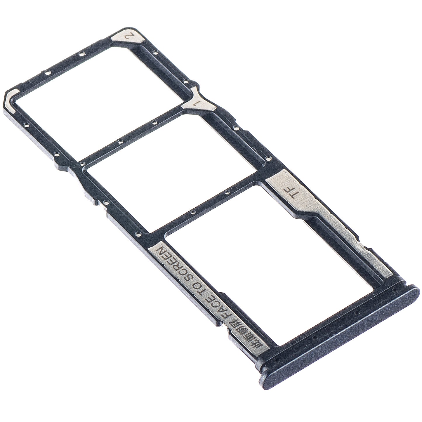 SIM-kortin pidike - Kortinpidike Xiaomi Redmi Note 12, musta (mattamusta)