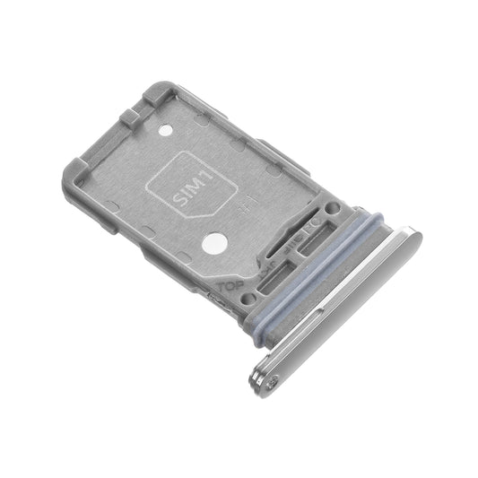 SIM-kortin pidike Samsung Galaxy Galaxy S21 5G G991 / S21+ 5G G996, Dual SIM, hopea