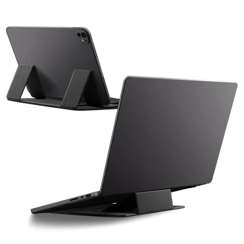 Spigen Slim Fold LD201-S8 -teline max. 16 tuuman kannettaville, Musta AMP11117