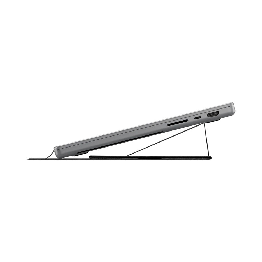 Spigen Slim Fold LD201-S8 -teline max. 16 tuuman kannettaville, Musta AMP11117