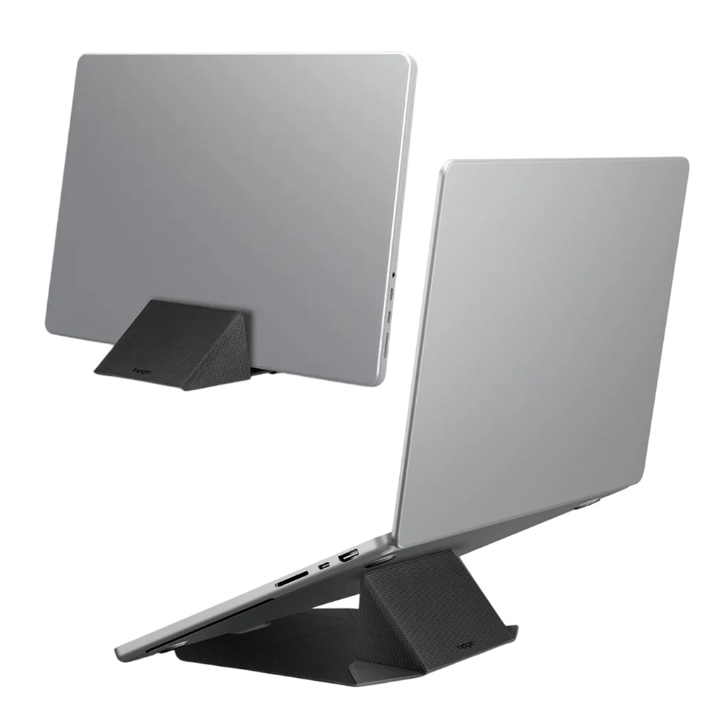 Spigen Slim Fold LD201-S9 -teline max. 16 tuuman kannettaville, Musta AMP11118