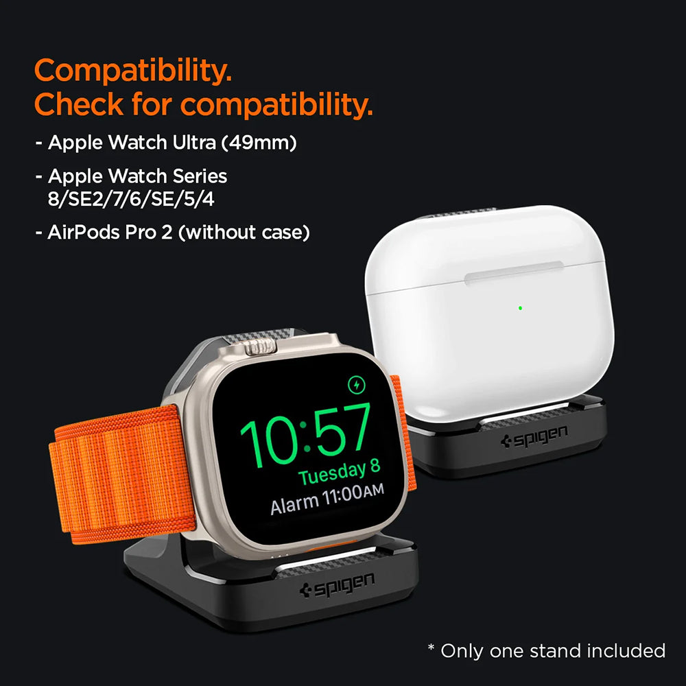 Spigen Rugged Armor Stand for Apple Watch Series, Black AMP05764