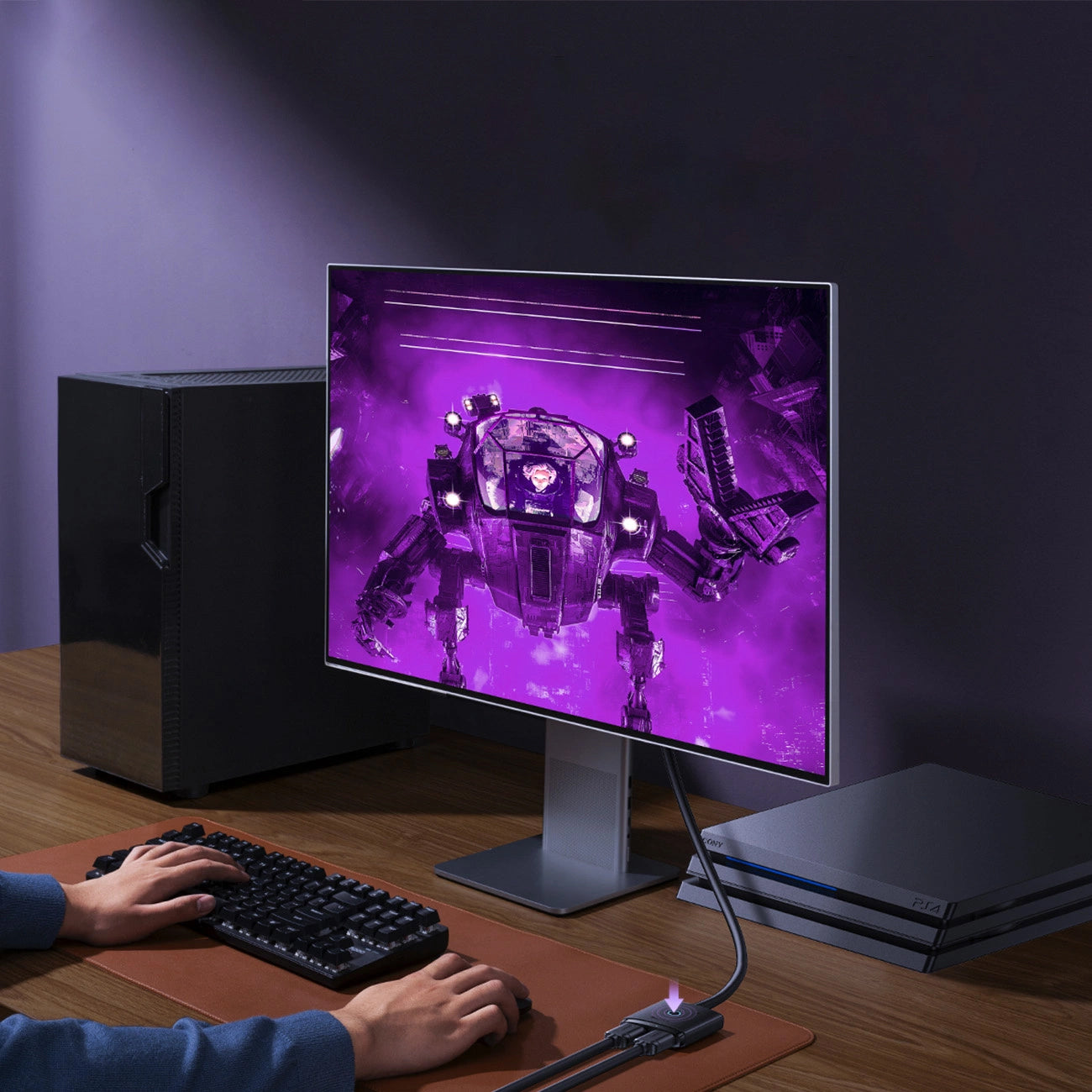 Switch Video Baseus AirJoy Cluster Bidirectional, Musta B01331105111-01