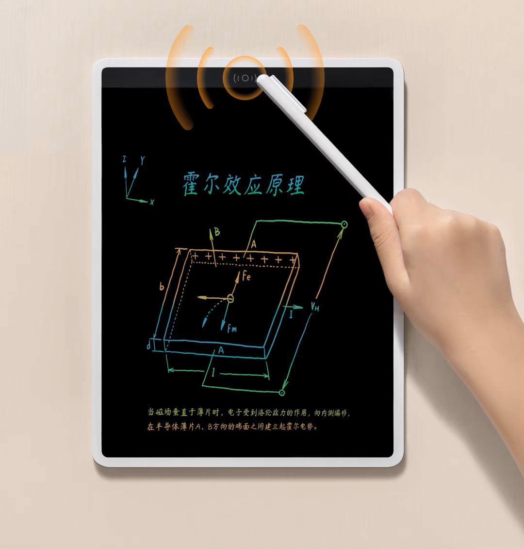 Xiaomi Color Edition piirto-/kirjoitustabletti, 13.5 tuumaa, Valkoinen BHR7278GL