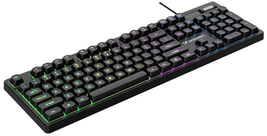 Langallinen USB-pelikoskettimisto WZK WKG-200, RGB, 1,5 m, Musta