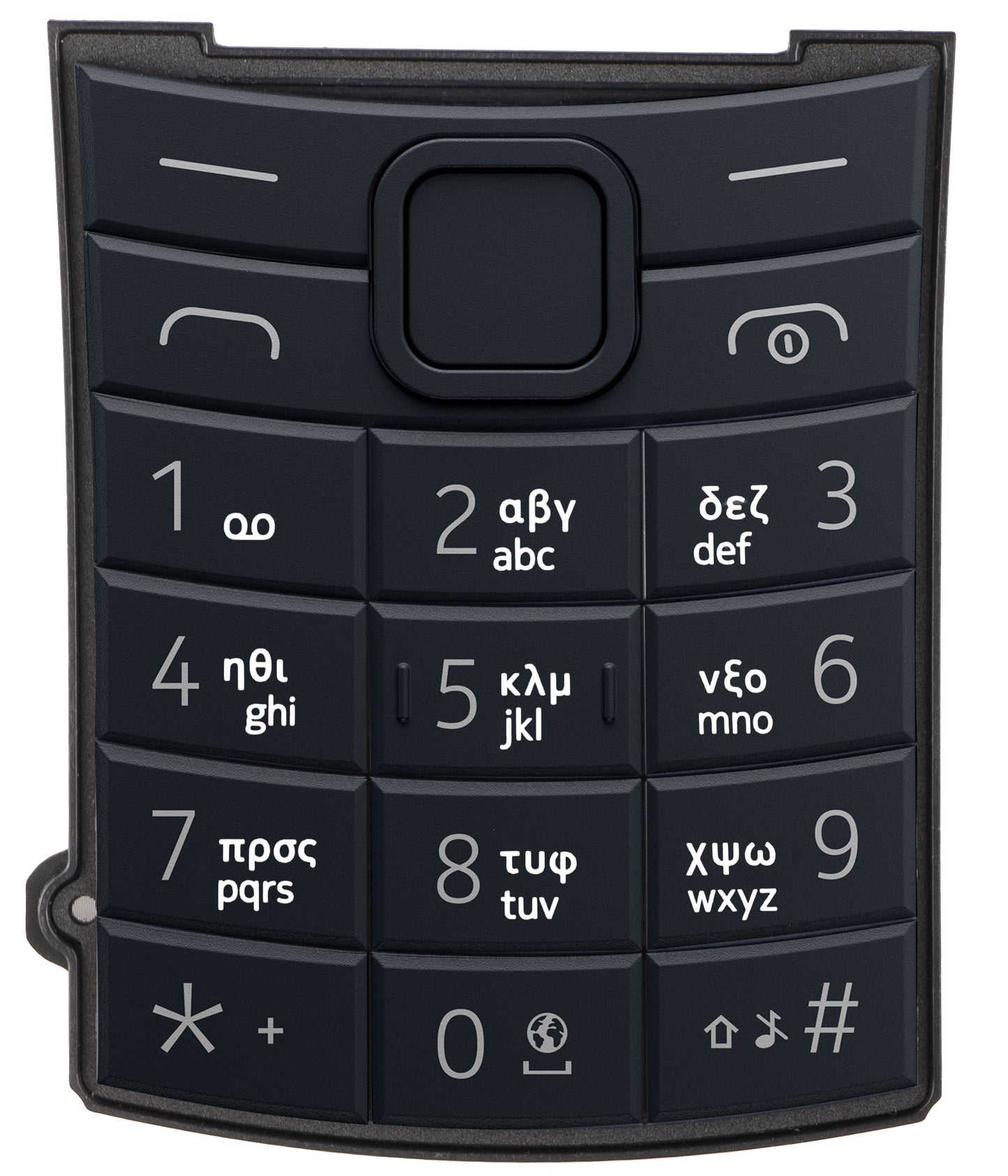 Kreikkalainen näppäimistö Nokia 110 4G 2nd Edition, sininen