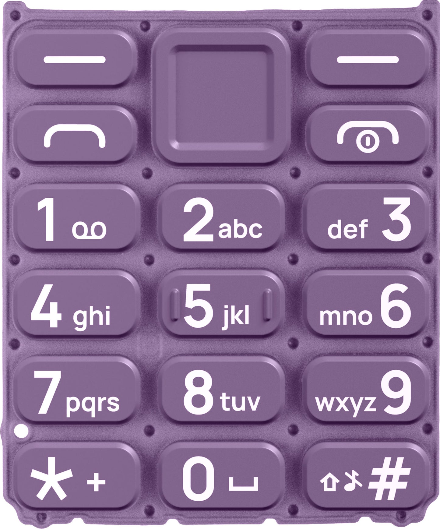 Latin-näppäimistö HMD 105 / Nokia 105 (2024), violetti