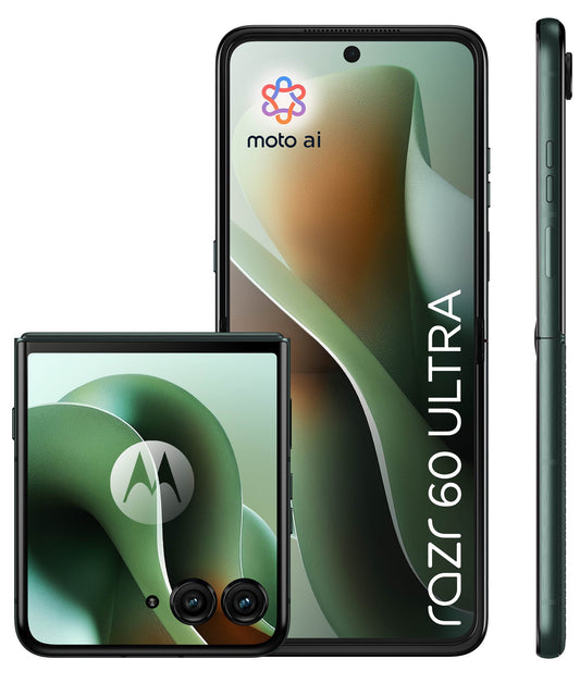 Motorola Razr 60 Ultra -matkapuhelin, 512GB, 16GB, Scarab PB8R0003SE