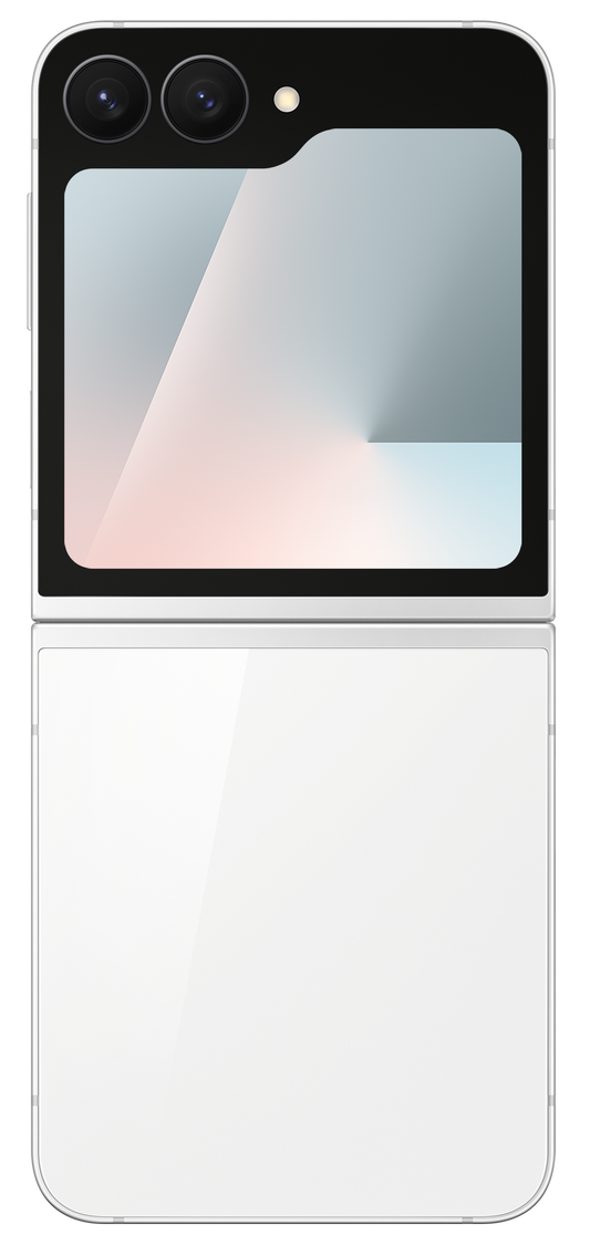 Samsung Galaxy Z Flip7 FE -mobiilipuhelin, 128GB, 8GB, Valkoinen SM-F761BZWGEUB