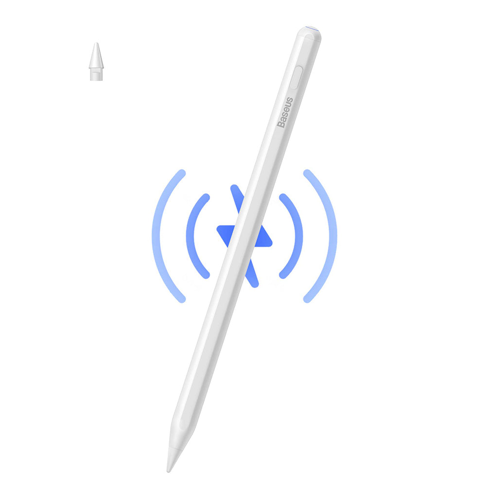Touch Pen Baseus Smooth Writing 2 Series Apple iPadille, Aktiivinen Langaton Versio, Valkoinen SXBC080102