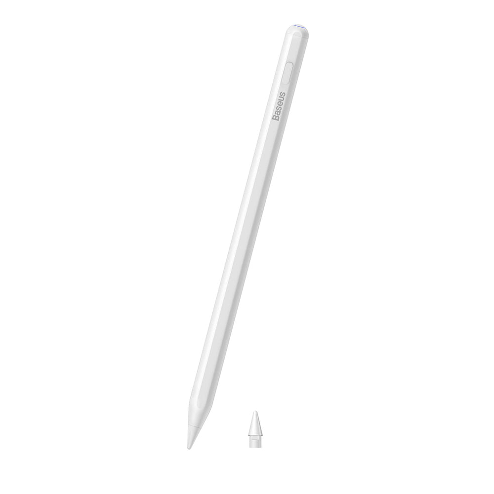 Touch Pen Baseus Smooth Writing 2 Series Apple iPadille, Aktiivinen Langaton Versio, Valkoinen SXBC080102