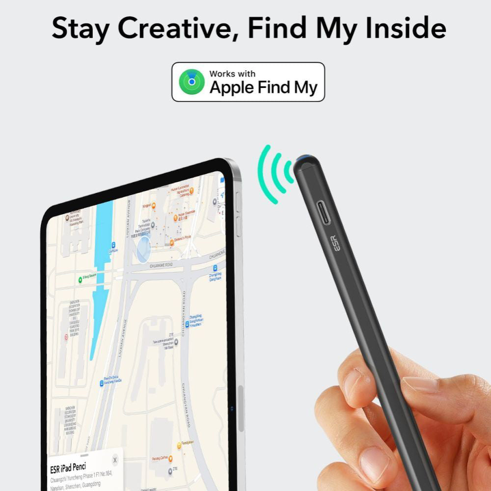 Touch Pen ESR Geo for Apple iPad, Active Version, Black