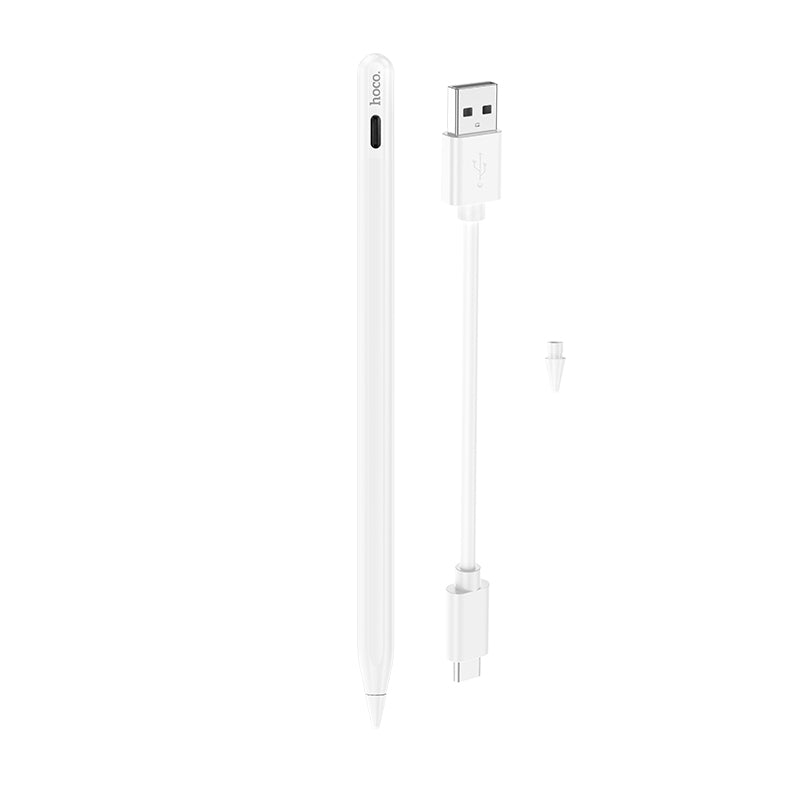 Touch Pen HOCO GM112 Apple iPadille, Aktiivinen Versio, Valkoinen