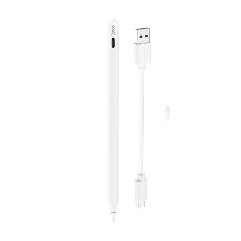 Touch Pen HOCO GM113 Apple iPadille, Aktiivinen Versio, Valkoinen