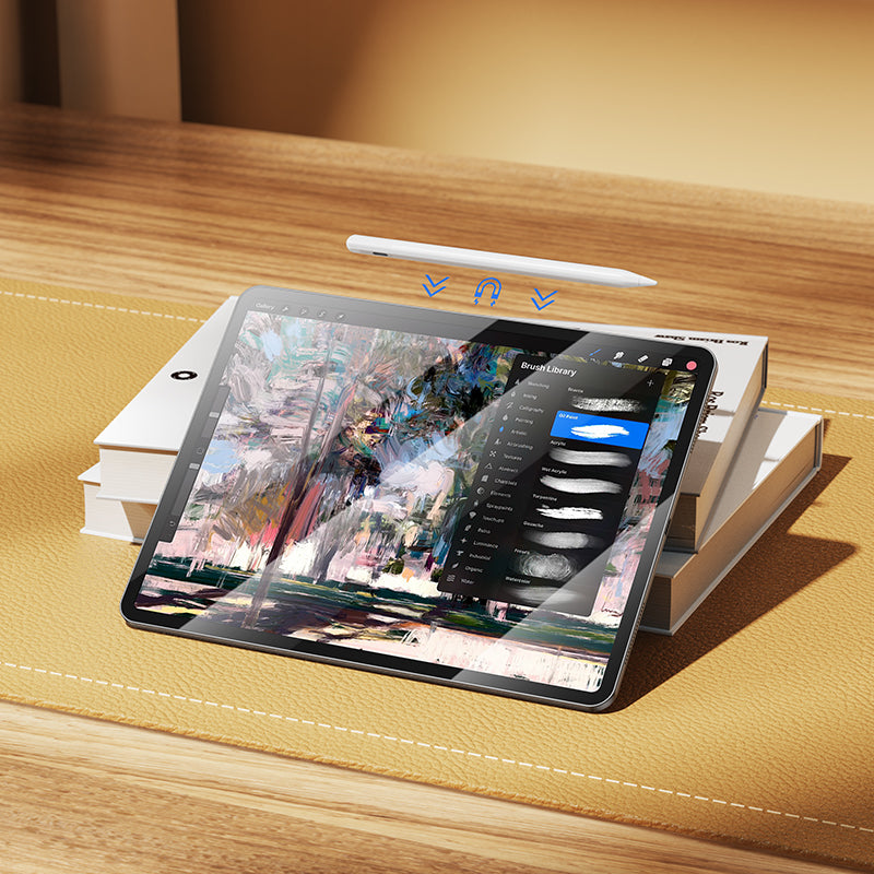 Touch Pen HOCO GM113 Apple iPadille, Aktiivinen Versio, Valkoinen