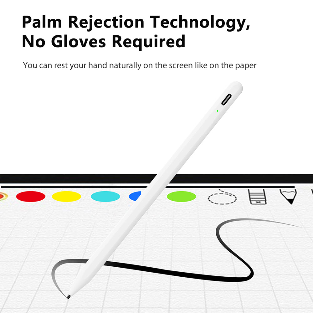 Touch Pen Techsuit A580S for Apple iPad, Active Version, White