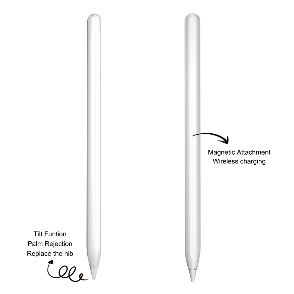 Touch Pen Techsuit M2 Apple iPadille, Aktiivinen Versio, Valkoinen