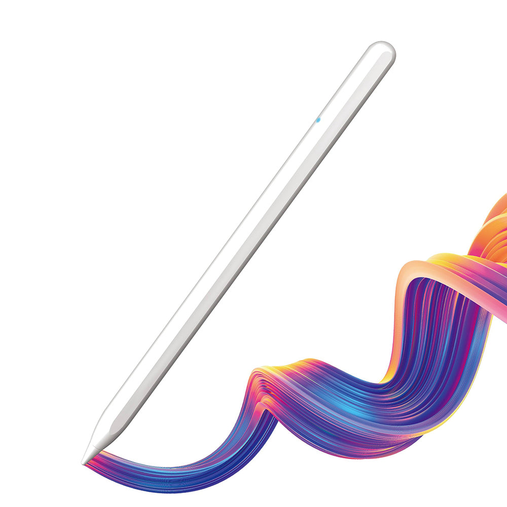 Touch Pen Techsuit M2 Apple iPadille, Aktiivinen Versio, Valkoinen