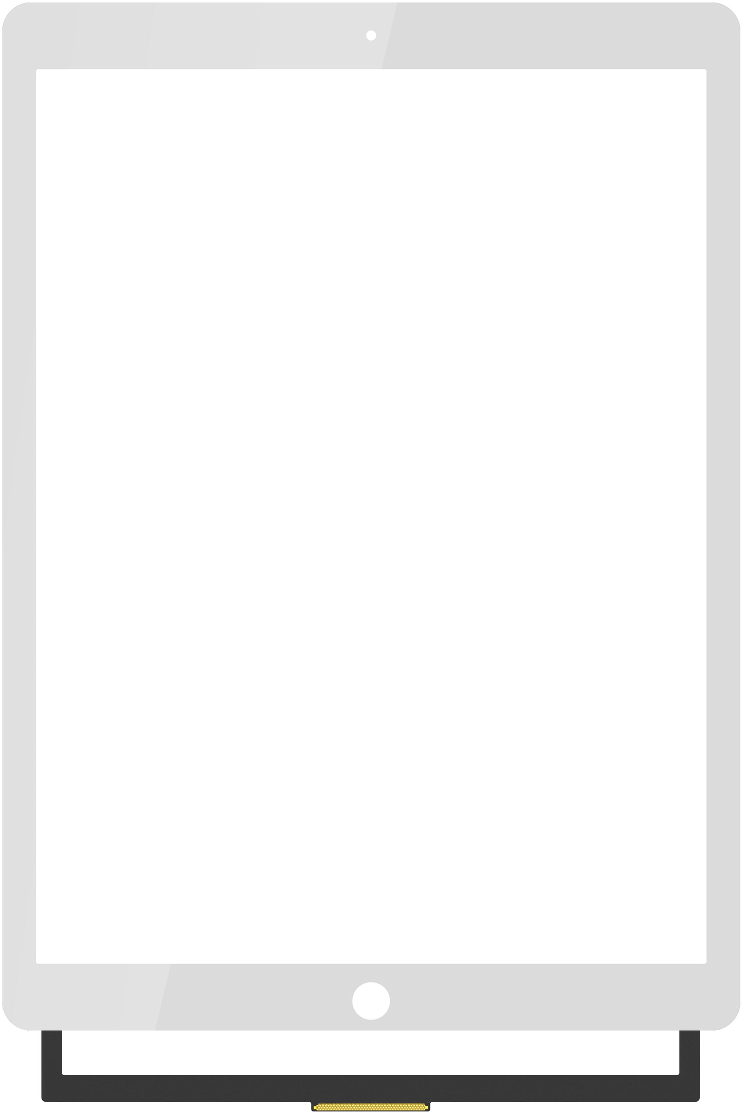 Touchscreen Forward Guard OCA Apple iPad Pro 12.9 (2017) -valkoinen