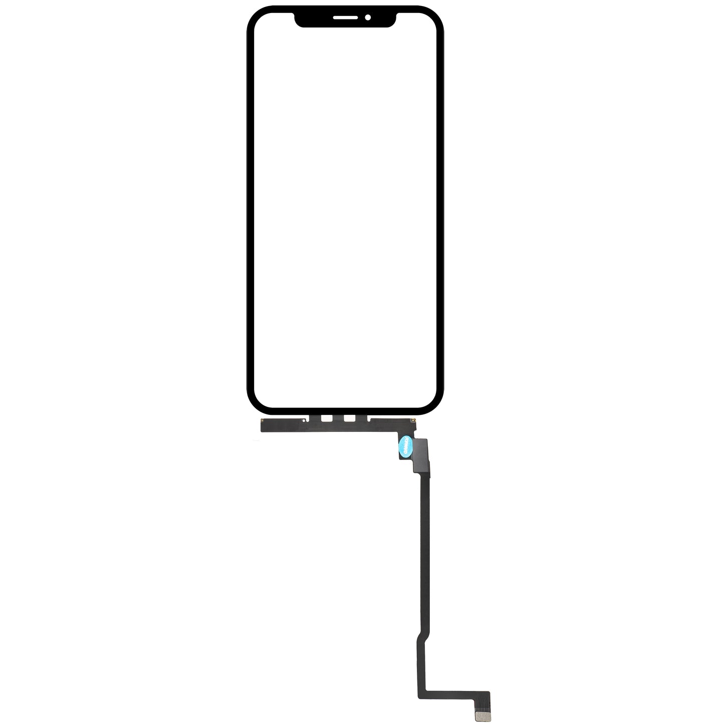 Touchscreen Forward Guard OCA Apple iPhone 11 Pro Maxille, IC-versio, Musta