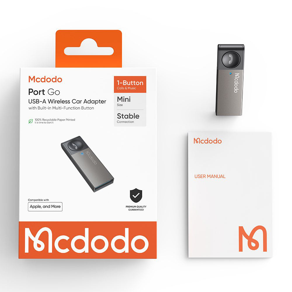 Bluetooth-vastaanotin McDodo OT-8250