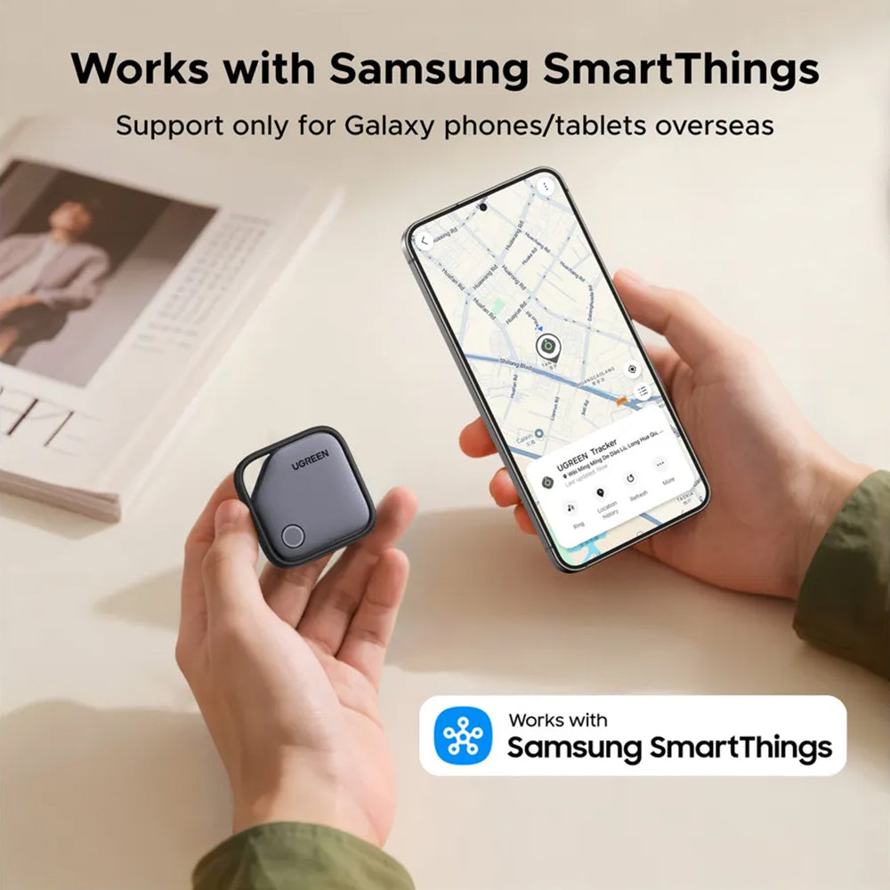 UGREEN SmartTag CM829 Samsung Galaxy -sarjalle, Harmaa