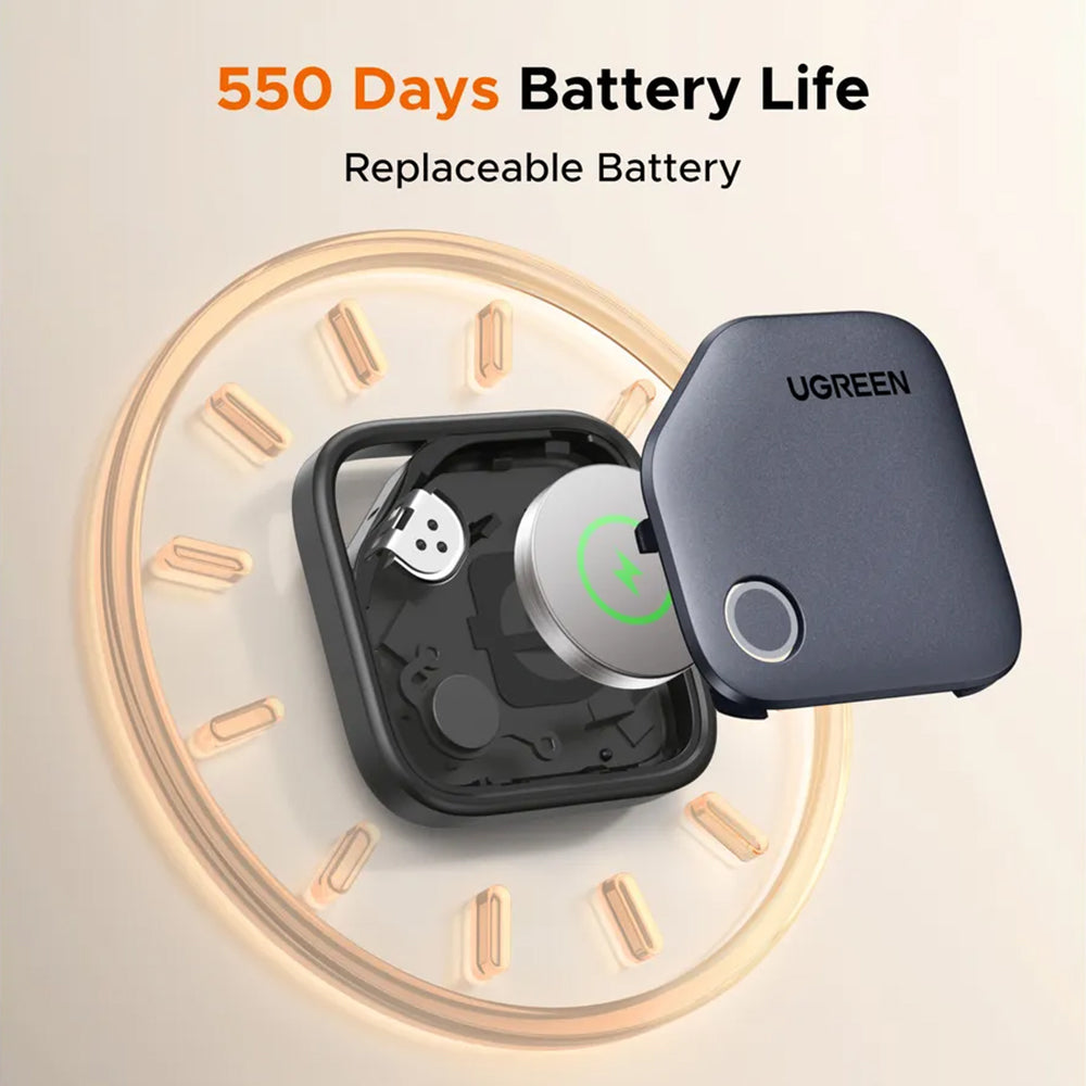 UGREEN SmartTag CM829 Samsung Galaxy -sarjalle, Harmaa
