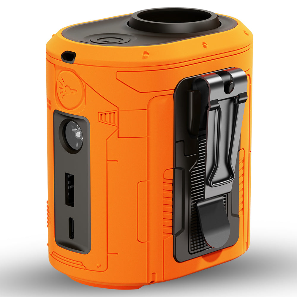 Techsuit Z14 Portable Fan with 5000mAh External Battery, Orange