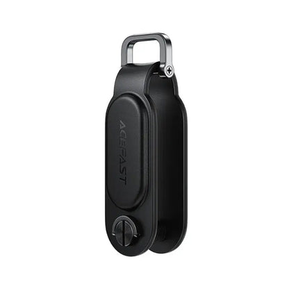 Acefast SmartTag Keychain SS iOS-sarjalle, Musta