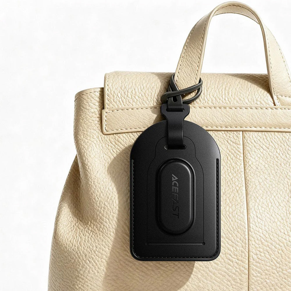 Acefast SmartTag Luggage S5 iOS-sarjalle, Musta