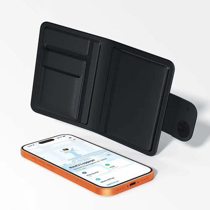 Acefast SmartTag Passport S6 iOS-sarjalle, Musta