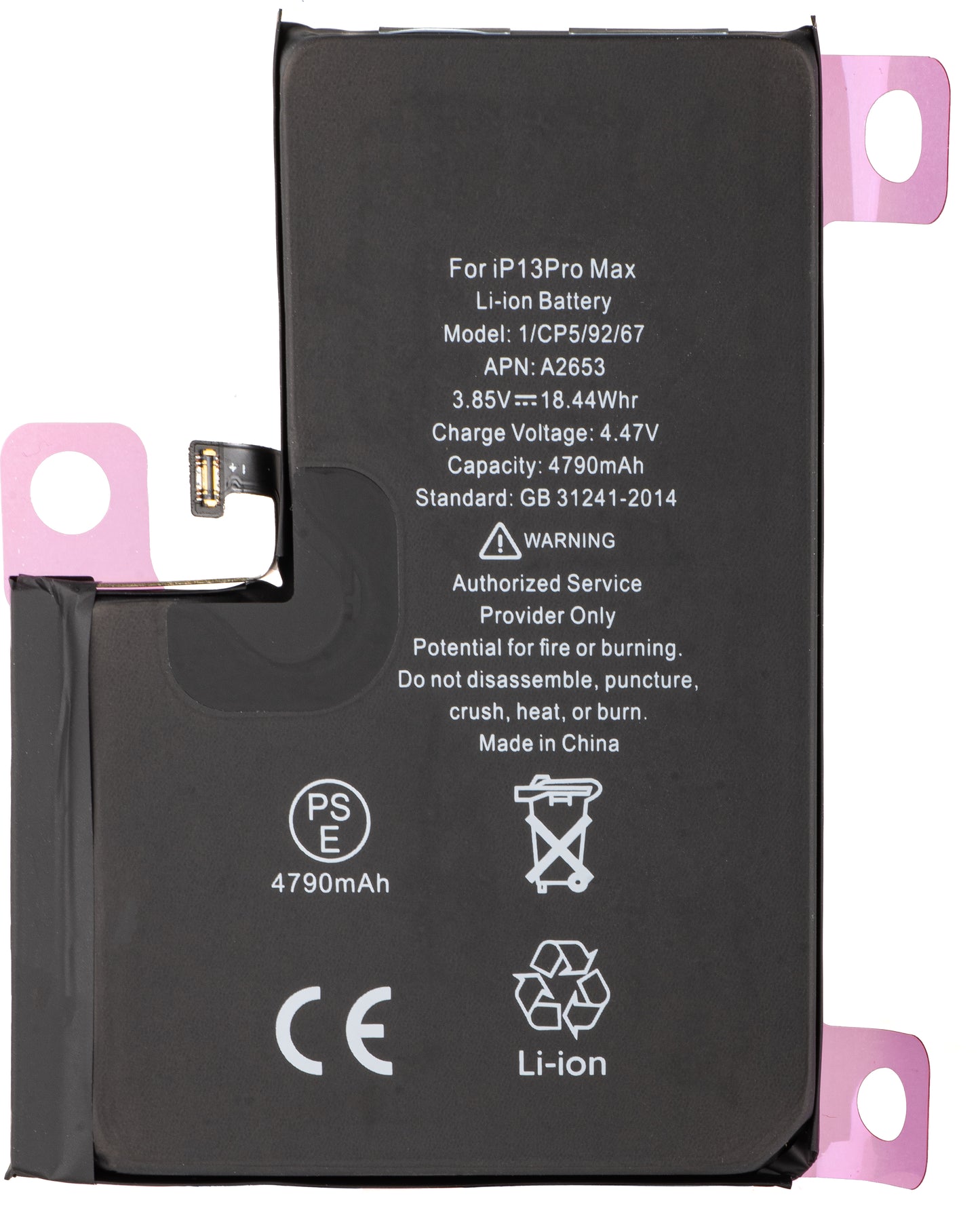 Apple iPhone 13 Pro Max -akku, Diagnostic High Capacity