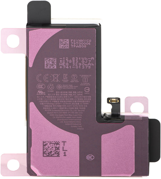 Apple iPhone 15 Pro -akku, Service Pack 661-35694