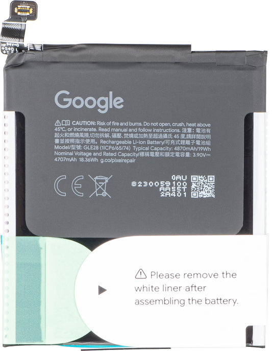 Google Pixel 10 Pro -akku, GLE28, Service Pack G949-01443-00