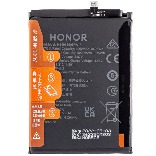 Akku Honor 70 Lite / X6 / X7, HB496590EFW, Swap 24023623