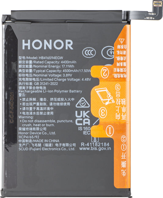 Akku Honor 90 Lite / X8a, HB416594EGW, Service Pack 2402AADF
