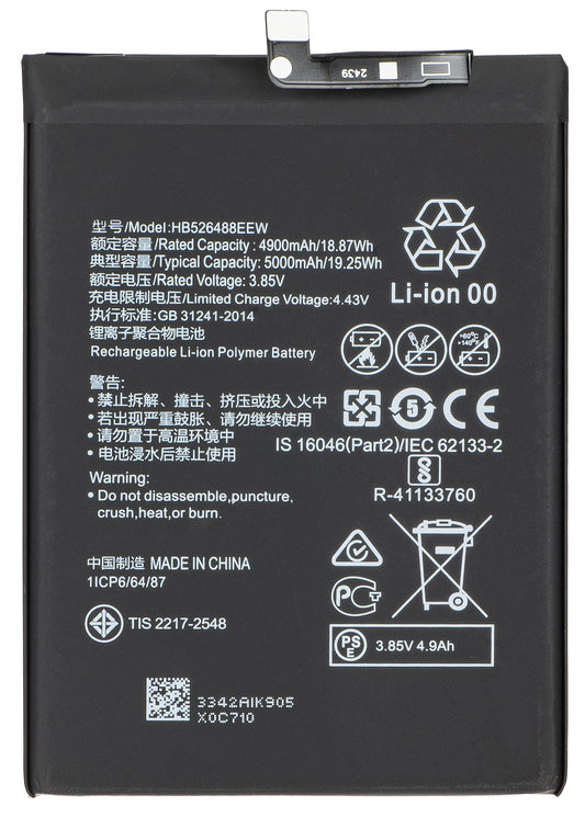 Akku Huawei P smart 2021:lle, HB526488EEW
