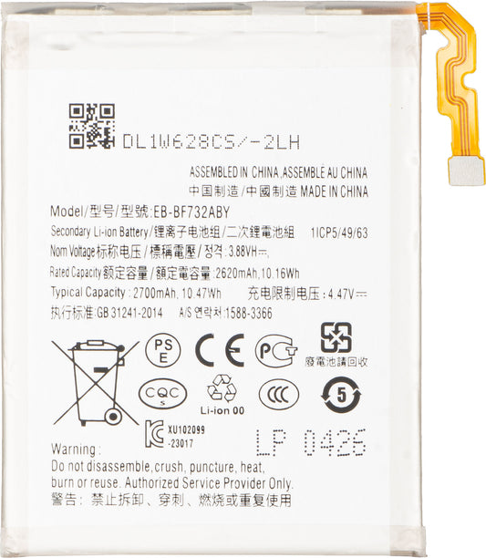 Battery for Samsung Galaxy Z Flip5 F731, EB-BF732ABY / EB-BF733ABY