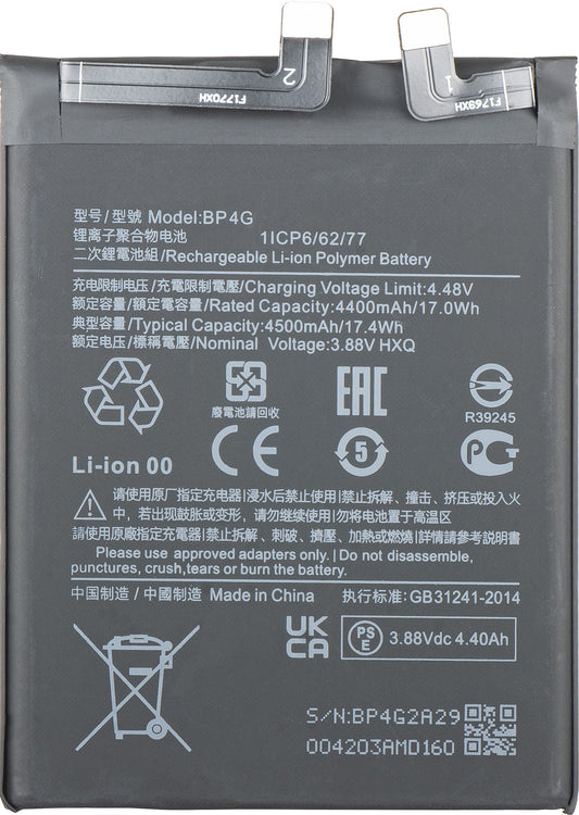 Akku Xiaomi 13:lle, BP4G