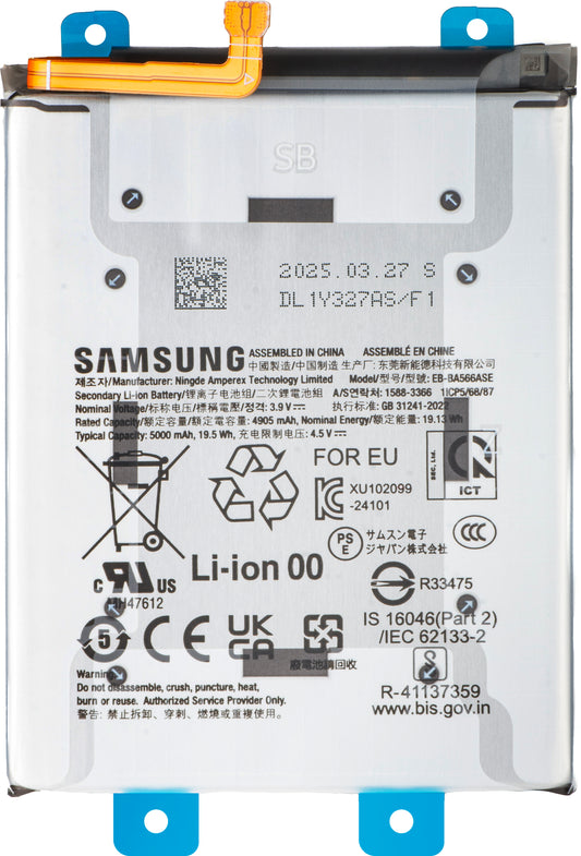 Samsung Galaxy A56 A566 / A36 A366 akku, EB-BA566ASE, Service Pack GH82-36831A