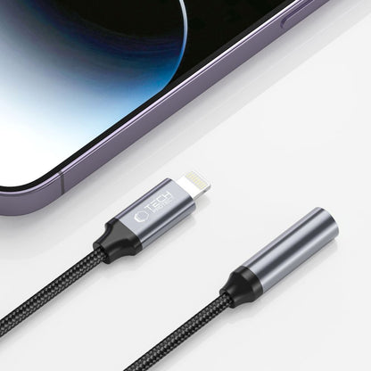 Audioadapteri Lightning - 3.5mm Tech-Protect Ultraboost, Musta