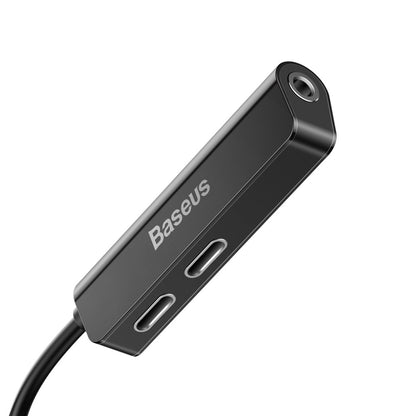 Audioadapteri Lightning - Lightning / 3.5mm Baseus L52, Musta CALL52-01
