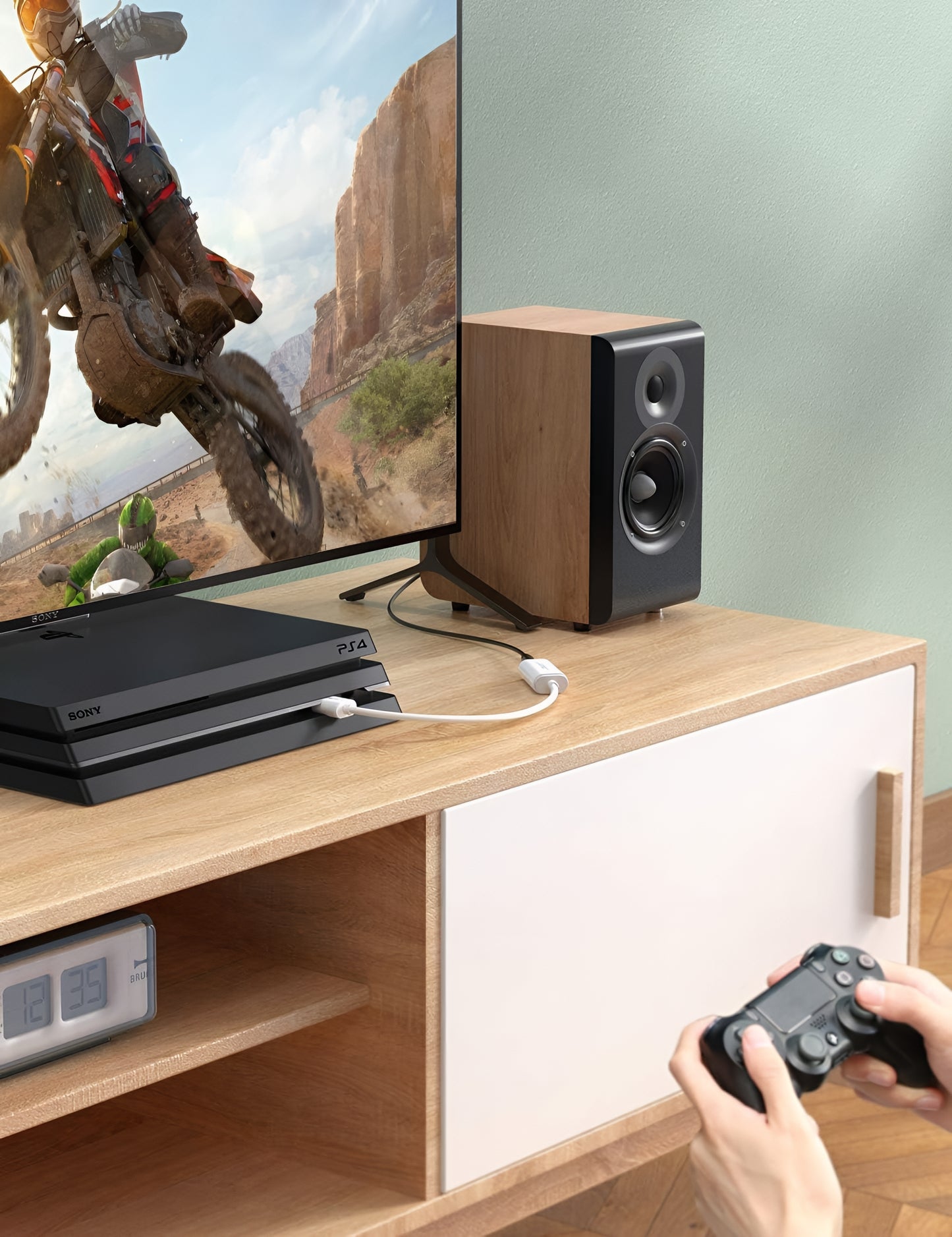 UGREEN US206 Audioadapteri, USB-A - 3,5 mm, Valkoinen