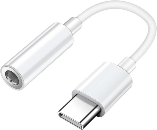 Audioadapteri USB-C - 3.5mm Mobeen by Samsung, Valkoinen GP-TGU023AEAWW