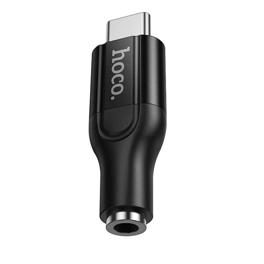 USB-C - 3,5 mm äänisovitin HOCO UPA35, musta
